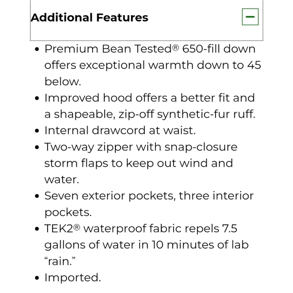 ๐2X HP๐ EUC Men's goose down Baxter State Parka - Picture 9 of 9